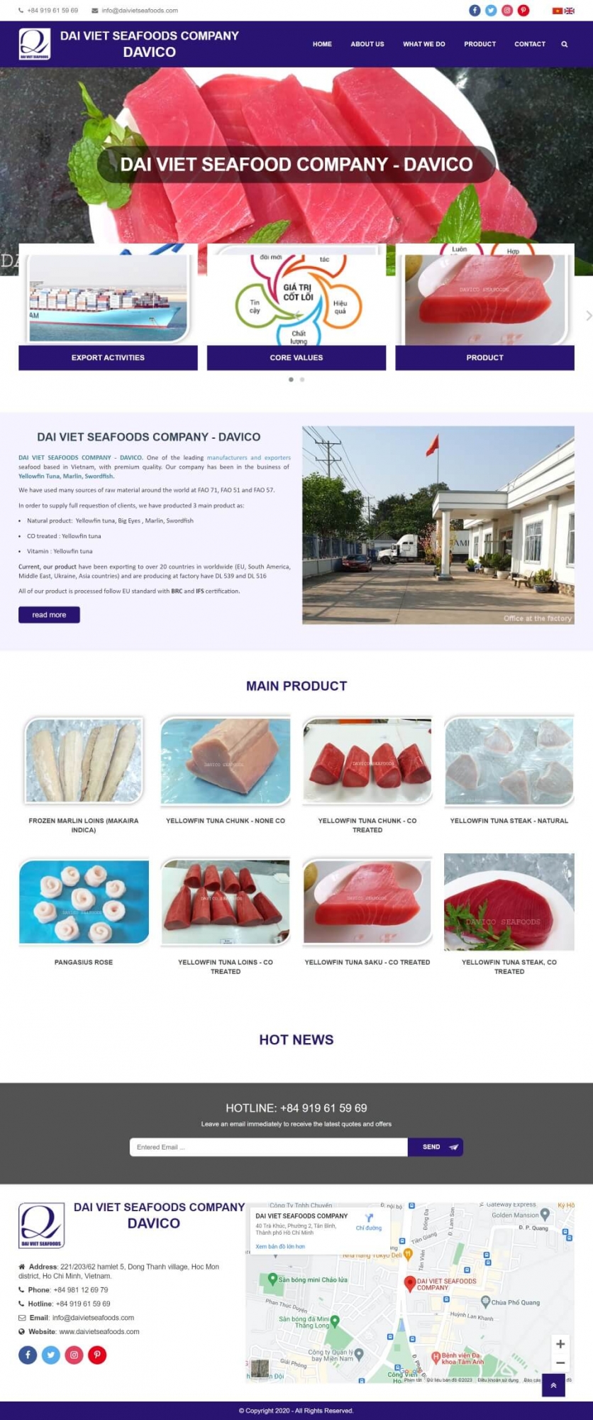 Thương hiệu Việt trực tiếp sản xuất và xuất khẩu thủy hải sản